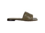 Bottega Veneta Sandalen - Rubber Lido Slide Green - Gr. 39 (EU) - in Grün - für Damen