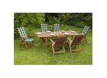 Gartenmöbel Set 6-tlg Comodoro Holz