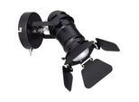 Strahler Egon in Schwarz max. 50 Watt