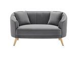 Sofa Hope Grau Samt