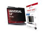 Displex Displayschutzfolie »Privacy Safe Universal (magnetisch) 14 Zoll 16:10« Displayschutz, Schutzfolie, Bildschirmschutz, kratz- & stossfest