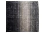 Teppich ERCIS Schwarz 200 x 200 cm Viskose