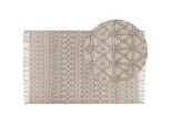 Teppich ALUCRA Sandbeige 200 x 300 cm Wolle