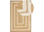 Teppich ELMALI Beige 200 x 300 cm Jute