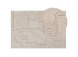 Teppich DIYADIN Beige 140 x 200 cm Baumwolle