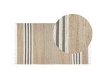 Teppich MIRZA Grau 80 x 150 cm Jute