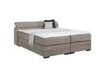 Boxspringbett Sevilla Graubraun ca. 180x200cm