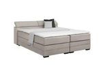 Boxspringbett Sevilla Graubraun ca. 180x200cm