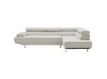 Wohnlandschaft Emely Beige Webstoff
