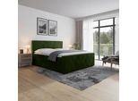 Boxspringbett Porto ca. 180x200 cm Grün