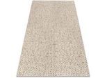 rugsX Läuferboden Casablanca 200/450 cm , Creme , Textil , Rechteckig , 200x450 cm , Teppiche & Böden, Teppiche, Teppichläufer