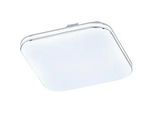 Fischer & Honsel Led-Deckenleuchte , Weiß, Chromfarben, Weiß Hochglanz , Glas , F , 34x34 cm , 3-fach schaltbar, mit Schalter , Lampen & Leuchten, LED Beleuchtung, LED-Deckenleuchten