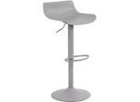 CLP Barhocker Kunststoff grau , Grau , 43x69x44 cm , Esszimmer, Barmöbel, Barhocker