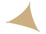 Sol Royal Sonnensegel SolVision PS9 300/300/300 cm dreieckig Sand Pe , Sandfarben , Kunststoff , 300x300 cm , Sonnen- & Sichtschutz, Sonnensegel