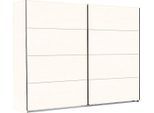 Schwebetürenschrank WIMEX "Easy", weiß (weiß uni), B:135cm H:210cm T:65cm, Schränke, Schwebetürenschrank