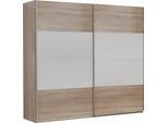 Schwebetürenschrank WIMEX "Easy", weiß (struktureichefarben hell, weiß), B:225cm H:210cm T:65cm, Schränke, Schwebetürenschrank