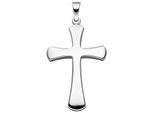 Kreuzanhänger JOBO "Anhänger Kreuz", silber (silber 925), Schmuckanhänger, Damen, Silber 925 (Sterlingsilber), 925 Silber