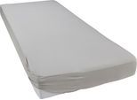 Spannbettlaken BELLANA "bellana by nature", silber (silberfarben), L:200cm, Single-Jersey, Obermaterial: 100% Baumwolle, Bettlaken, Spannbettlaken, aus Bio-Baumwolle
