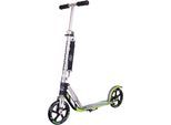 Scooter HUDORA "Big Wheel 205", schwarz (schwarz, grün), RollerL:88cm, L:88cm
