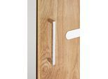 Kleiderschrank WIMEX "Anna", braun (plankeneichefarben), B:180cm H:210cm T:58cm, Schränke, Kleiderschrank Drehtürenschrank