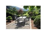 Gartenset 5-tlg. Metall/Glas/ Textil/Kunststof/Holzwerkstoff