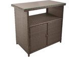 Gartenkommode Padua ca. 50x84x90 cm Braun