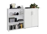 Aktenschrank Office Edition Sw Set 1 niedrig Weiß