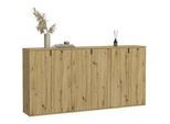 Schuhschrank Projekt X ca.183x99x34cm Eichefarben