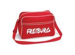 multifanshop Retrotasche - Freiburg - Textmarker - Druck weiß - Tasche