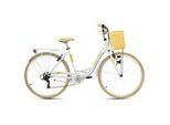 Da Capo Citybike , Gelb, Weiß , Metall , 180x70 cm , female , Freizeit & Co, Sport & Fitness, Fahrräder, Citybikes