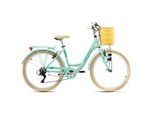 Da Capo Citybike , Gelb, Mintgrün , Metall , 180x70 cm , female , Freizeit & Co, Sport & Fitness, Fahrräder, Citybikes