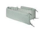 Roba Nestchen Lil Planet frosty green , Grün , Textil , Füllung: Polyester , 170x4 cm , Gots , Schlafen, Babybettausstattung, Babynestchen & Nestchenschlangen, Kuschelnest