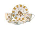 Hutschenreuther Frühstücksservice , Multicolor , Keramik , 4-teilig , 22.6x15x22.8 cm , DIN EN ISO 14001, DIN EN ISO 9001 , Geschirr, Geschirrsets, Kaffeeservice