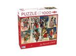 Tactic Vintage Christmas Cards 1000 pcs puzzle