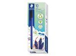 Staedtler Fibre-tip pen triplus col. rPP.10 pcs blue