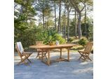 Ovaler Outdoor Tisch aus Akazienholz Capri 180