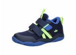 Barfußschuh LICO "Barfußschuh Aride V Mid", Kinder, Gr. 24, blau, Synthetik, Schuhe Barfußschuh