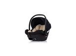 Chipolino i-Size Babyschale Duo Smart Gruppe 0+, Kissen, verstellbare Kopfstütze schwarz beige