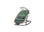 Chipolino Babywippe Senso Holzoptik Spielbogen Kopfstütze 3-Punkt-Gurt faltbar grün