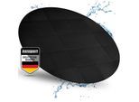 Whirlpool Matten Set 240 cm rund, schwarz