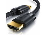 Primewire - 10m High Speed 8K HDMI Kabel 2.1 mit Ethernet ARC 3D 4K Ultra HD 7680x4320 @ 120 Hz PS4 360 TV OLED PC Laptop Beamer Monitor - Schwarz