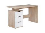 Laptoptisch Samo ca. 53x120x76 cm Weiß/Eiche