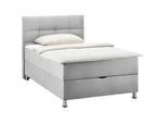 Boxbett Oviedo 140 in Hellgrau ca. 140x200cm