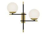 Wandleuchte Nostalgia Schwarz/Gold max. 40 Watt Wandlampe