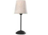 Nachttischleuchte Loris nero Creme/Schwarz max. 6 Watt