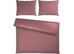 Bettwäsche Xenia Uni XXL Mauve ca. 200x220cm