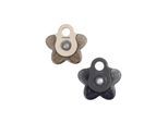 Filibabba Teether - Cooling star 2-pack grey mix