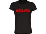 multifanshop Damen T-Shirt - Kaiserslautern - Textmarker - Druck rot - Frauen