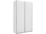 Schwebetürenschrank Quadra in Weiß