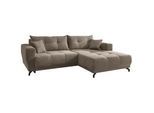 Wohnlandschaft Restato Graubraun Cord